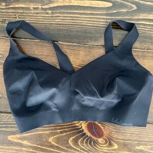 Lululemon Black Sports Bra, Unpadded